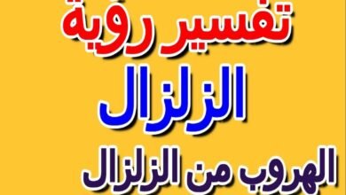 تفسير رؤية الهروب من الزلزال في المنام1941671955