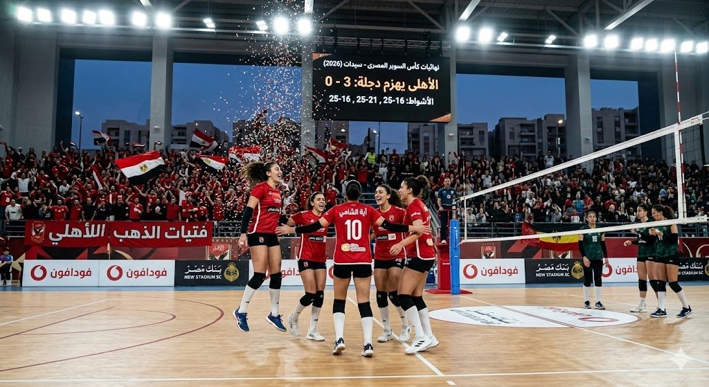 الأهلى يهزم دجلة