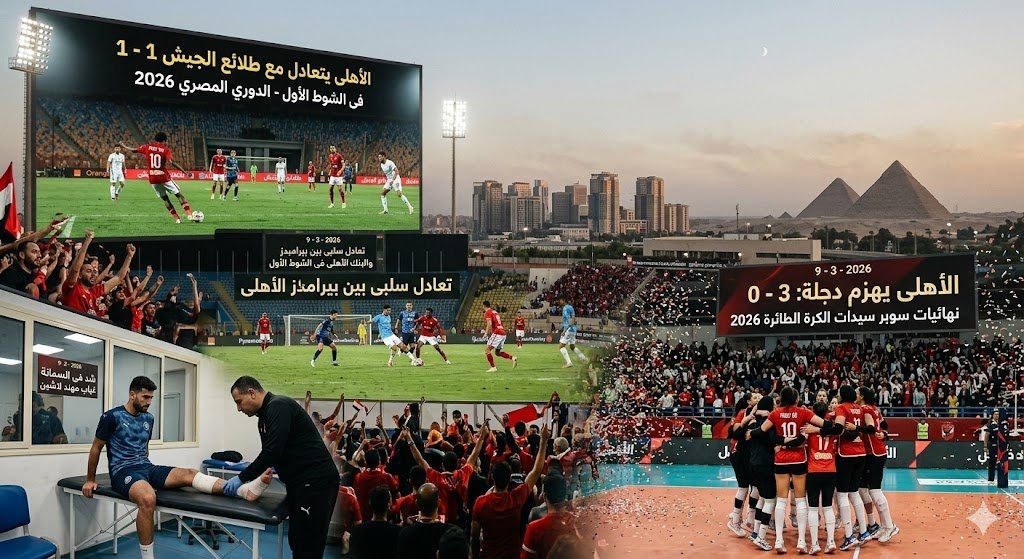 حصاد الرياضة المصرية اليوم