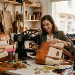 صناعة الشنط الجلدية والقماشية