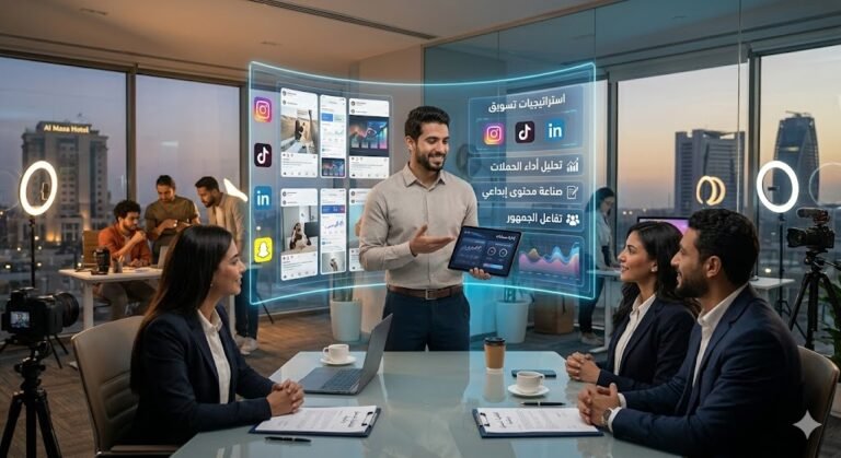 إدارة حسابات التواصل الاجتماعي