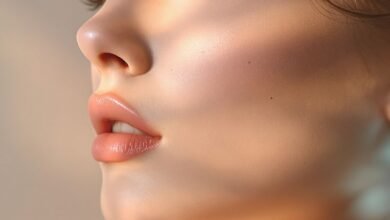 "العناية بالبشرة