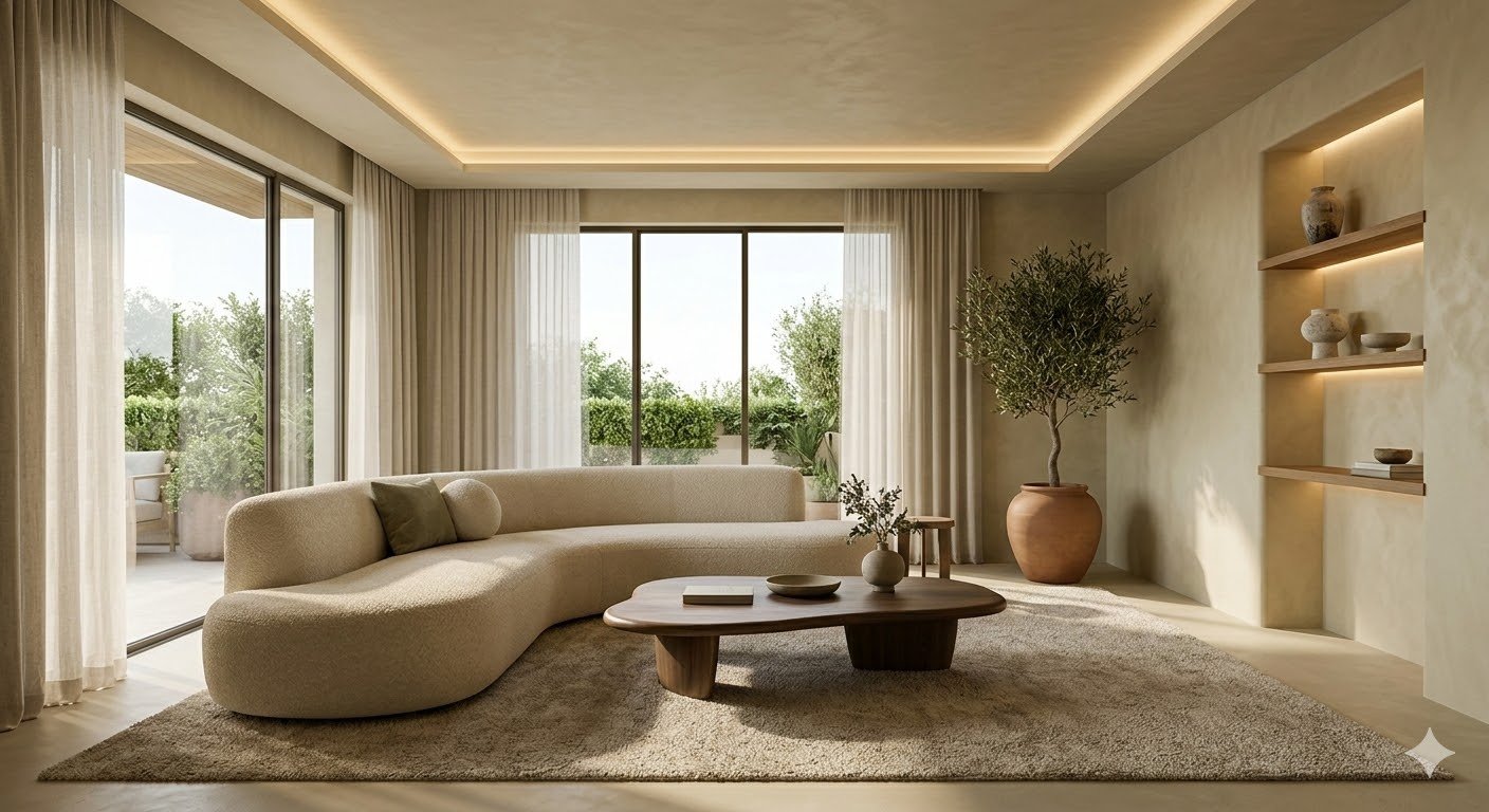 ديكورات غرف معيشة 2026: كيف تحولين منزلك إلى واحة من الرفاهية الذكية؟