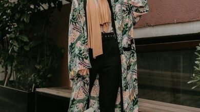 موديلات أزياء فضفاضة