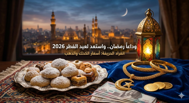 هل ينهار الذهب ليلة العيد؟ كواليس أسعار الكحك والمفاجأة الكبرى في الصاغة!
