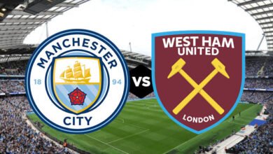 مباراة وست هام ضد مانشستر سيتي