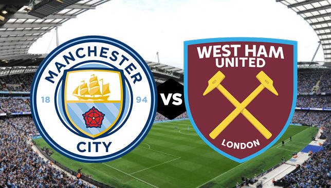 مباراة وست هام ضد مانشستر سيتي