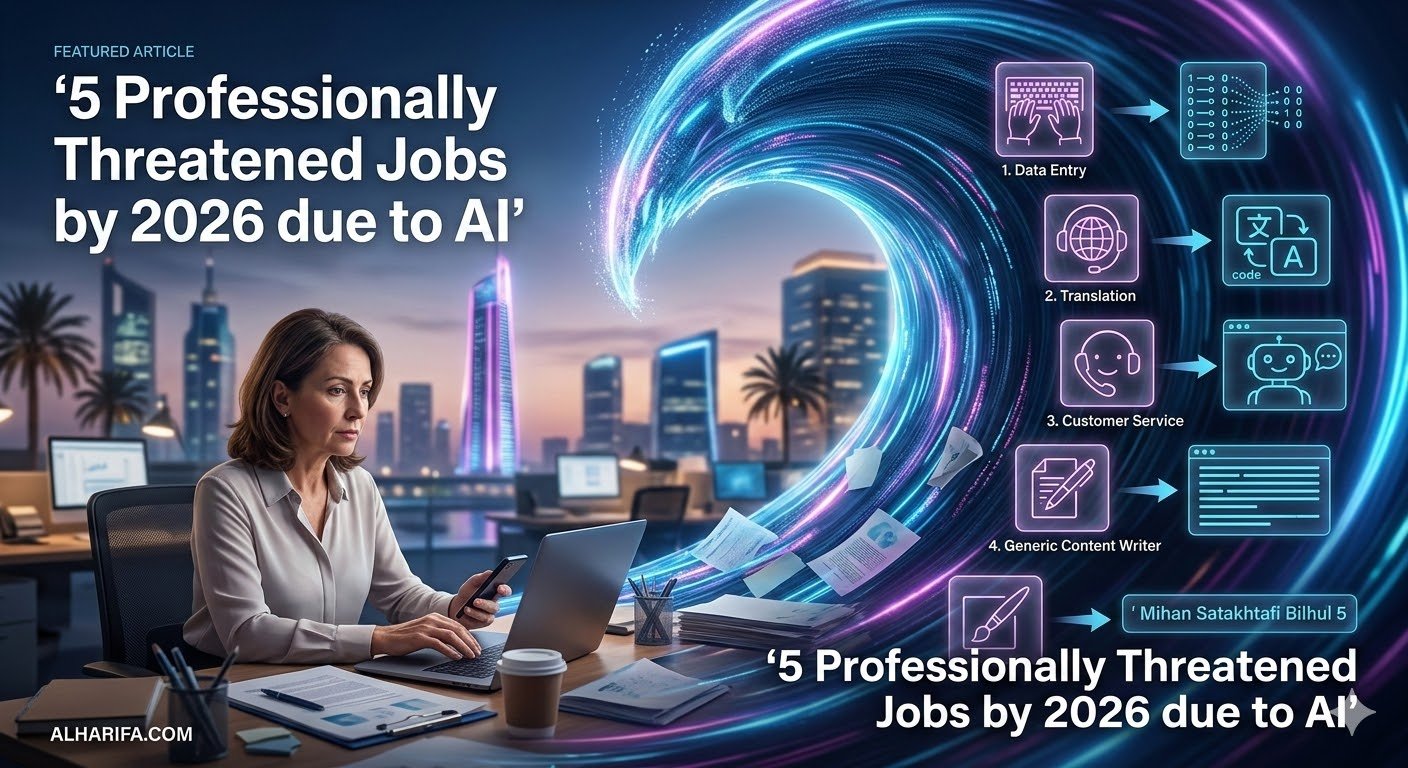 وداعاً للوظائف التقليدية: 5 مهن ستختفي تماماً بحلول نهاية 2026 (هل أنت بينهم؟)