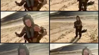 القصة الكاملة لفيديو الطيارة الأمريكية في الكويت