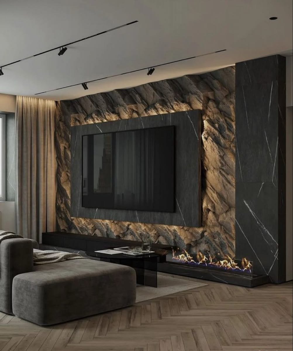 ديكورات تلفزيون مودرن بسيطة 2026.. أفكار مبتكرة للمساحات الضيقة والواسعة