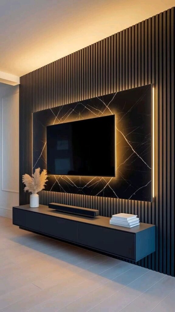 ديكورات تلفزيون مودرن بسيطة 2026.. أفكار مبتكرة للمساحات الضيقة والواسعة